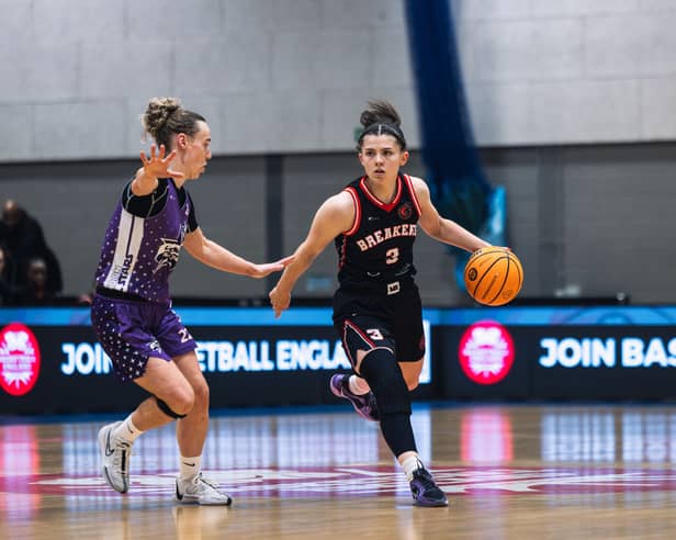 Sarah Round top-scored for Breakers in the play-off final. Pic: Josh Nesden