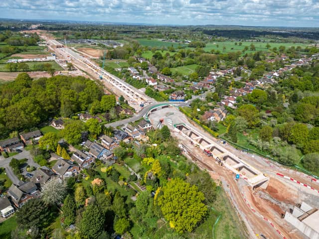 Warwickshire village Burton Green cut in half by massive 700m HS2 tunnel.