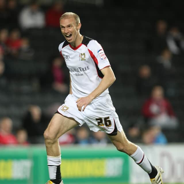 Luke Chadwick played 246 times for MK Dons in five-and-a-half years