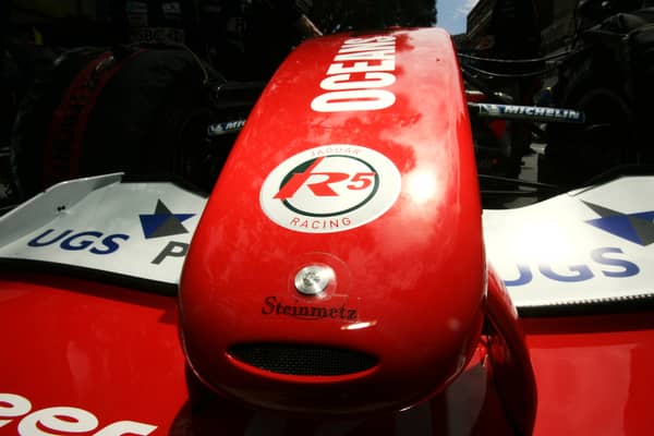 The diamond on the front of the Jaguar in 2004