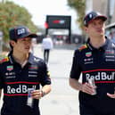 Yuki Tsunoda and Max Verstappen