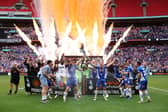 Oldham Athletic beat Southend at Wembley to return to the Football League
