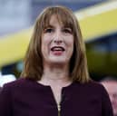 Chancellor of the Exchequer Rachel Reeves delivers a speech during a visit to Mellor Bus in Rochdale on June 4, 2025, to announce investments in regional transport (Photo: PETER BYRNE/POOL/AFP via Getty Images)          