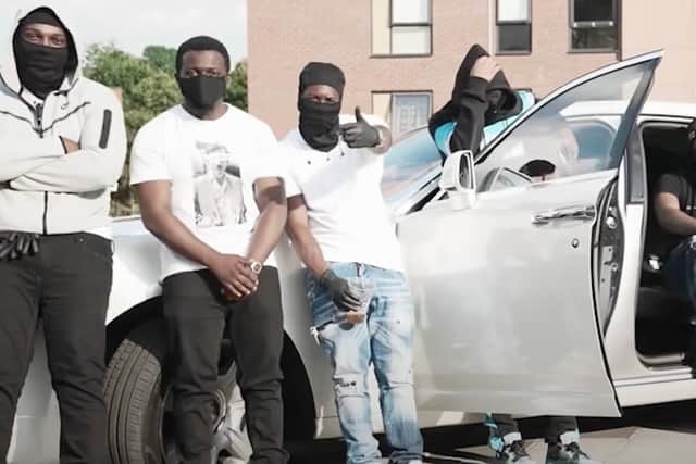 Members of drug dealing gang posed in photographs and professionally choreographed music videos flaunting their profits with expensive cars, watches and bottles of champagne.