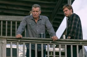 Holt McCallany (L) and Jake Weary (R) in The Waterfront