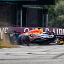 Yuki Tsunoda had a spin in practice