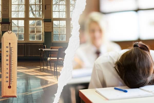 Temperatures reached a high of over 36C in one Liverpool classroom
