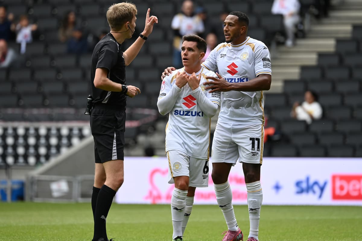 Toby Lock Toby Lock's MK Dons player ratings after the season opener against ...