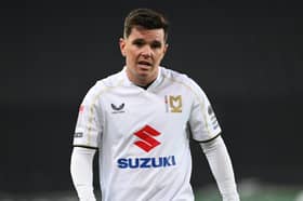 Liam Kelly cut a weary figure at MK Dons last season
