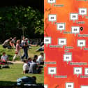 Where and when we could see 30°C temperatures in the UK.