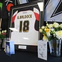 Tributes were left for George Baldock at Stadium MK following his death