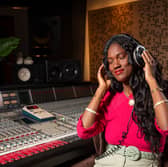 Composer Dr Natalie Hyacinth creates an original music track with Galaxy chocolate