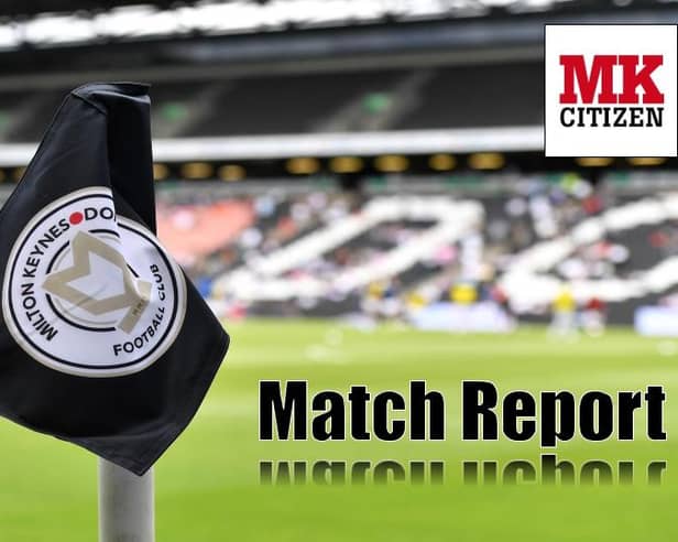MK Dons match report