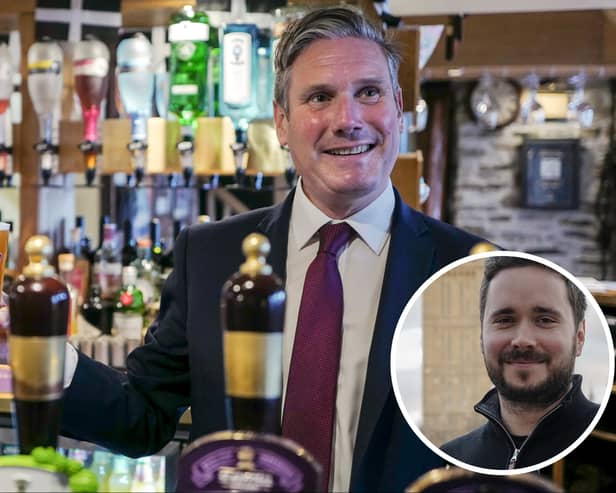 CAMRA chairman Ash Corbett-Collins (inset) believes politicians often treat pubs as little more than a backdrop for photo opportunities (Photos: Getty Images/CAMRA)