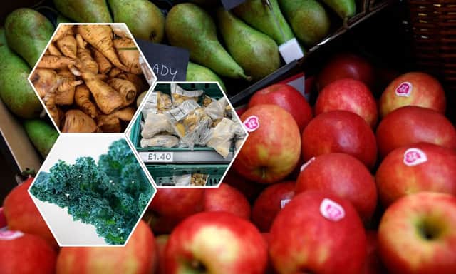 Root veggies, brassicas, apples and pears will all be in season this month