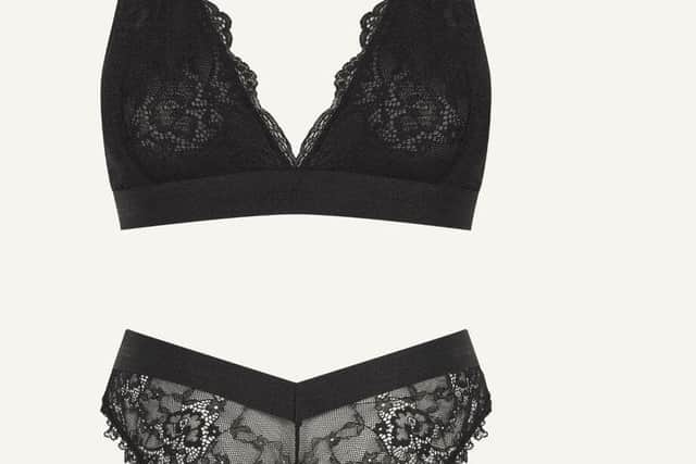 Comfort guaranteed with the Lemonade Dolls' black lace set