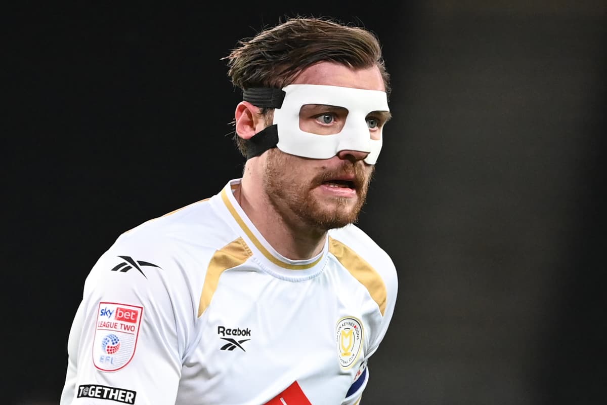 No masking MK Dons captain's dislike for his facial protection