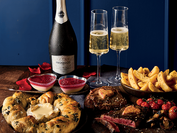 Morrisons will deliver a lavish meal for two to your door just in time for Valentine's night