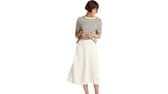 Tommy Hilfiger Women’s Fluid Pleated Pull-On Midi Skirt