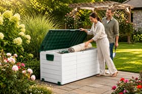 This weatherproof storage box could help transform cluttered corners into organised outdoor spaces