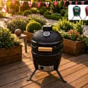 The 13-inch Kamado barbecue can grill, smoke and bake at temperatures between 110C and 370C