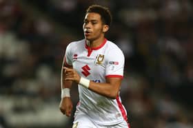 Sam Nombe made his debut for Dons in 2017