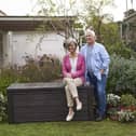The 570-litre Keter Westwood combines outdoor storage with occasional seating for two adults
