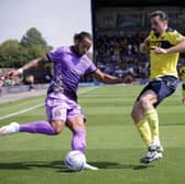 Sam Nombe in action against Oxford