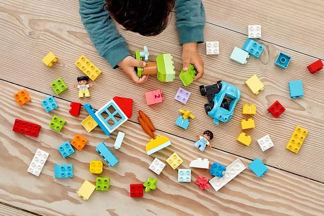 The Very promotion includes LEGO DUPLO sets featuring Bluey, Disney Frozen, Spidey, vehicles and animals.
