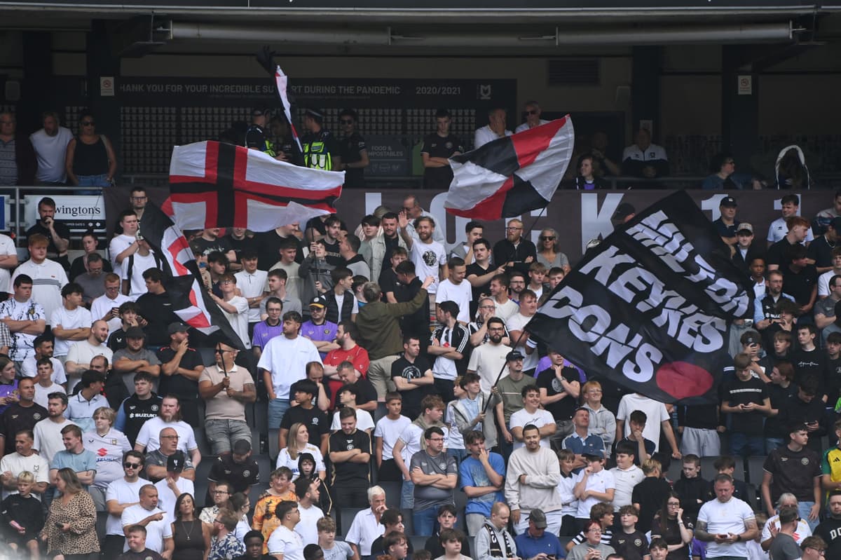 Die Fans sollten den MK Dons-Spielern die nötige Motivation geben.