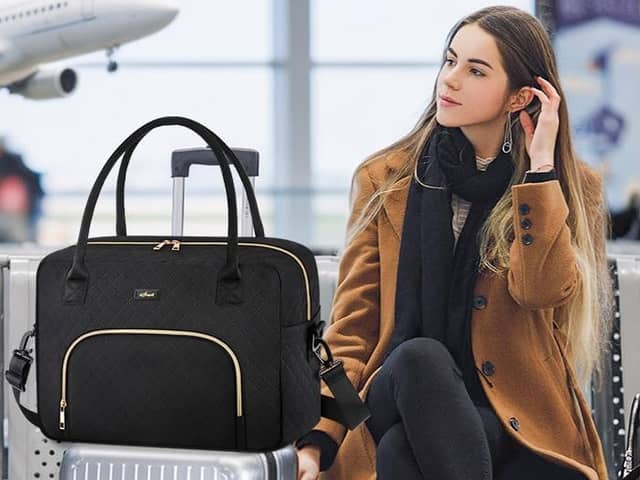 The ETRONIK 40x30x20cm Ryanair cabin bag is currently £12.97 and has a 24-litre capacity.