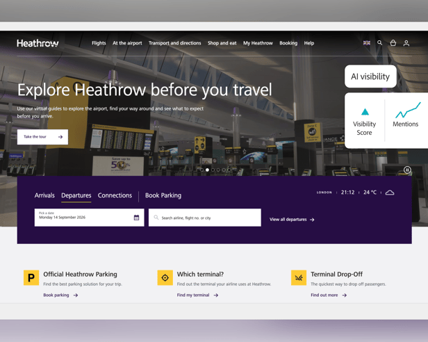 The partnership hopes to improve the digital experience of Heathrow's 84.5 million annual passengers