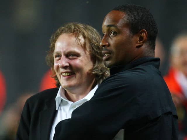 Pete Winkelman with Paul Ince