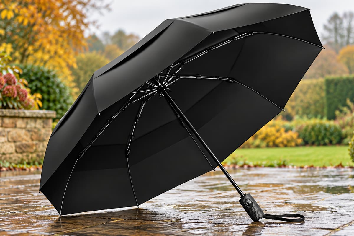 Fed up with inside-out umbrellas? This Tumella windproof brolly is £15 ...