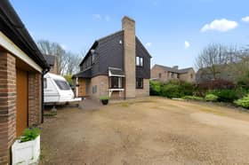 The detached house sits in an established residential setting in Great Linford, Milton Keynes.