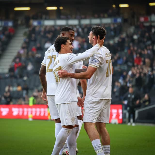 Aaron Collins bagged a remarkable four goals in the win over Doncaster