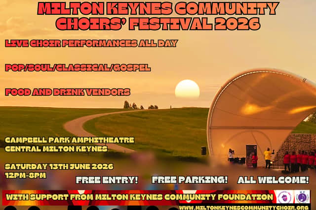 The choir's festival will run from 12pm-7.45pm on 13th June