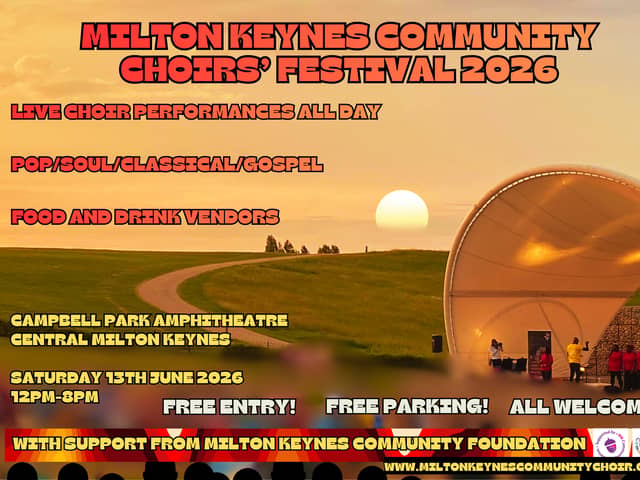 The choir's festival will run from 12pm-7.45pm on 13th June