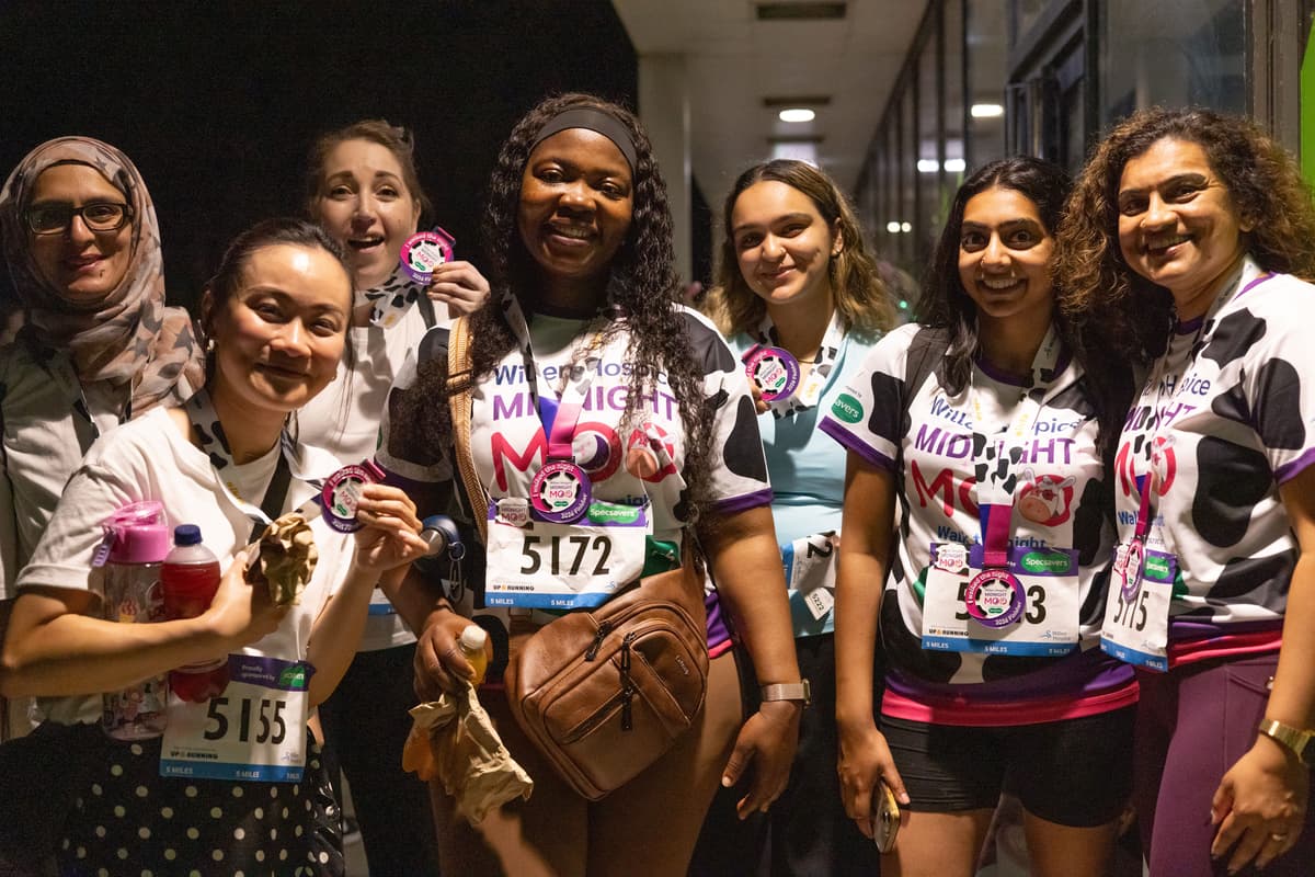 Moo-mentous turnout for Willen Hospice’s Midnight Moo walk