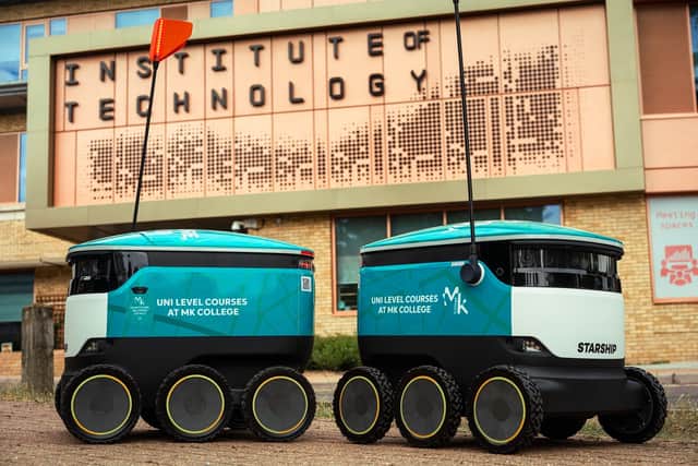 MK College robots on parade