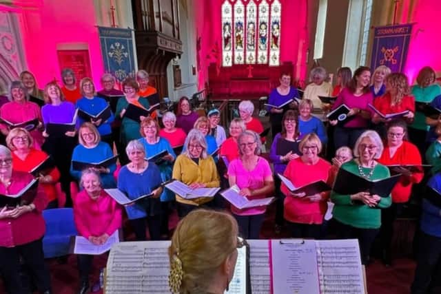Singing in aid of Dementia UK
