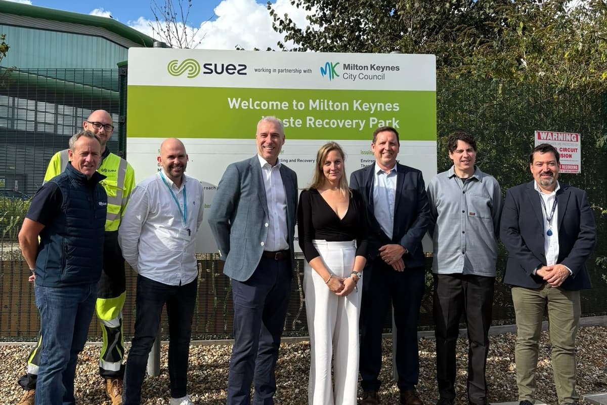 SUEZ expands Milton Keynes partnership with Waste Recovery Park contract