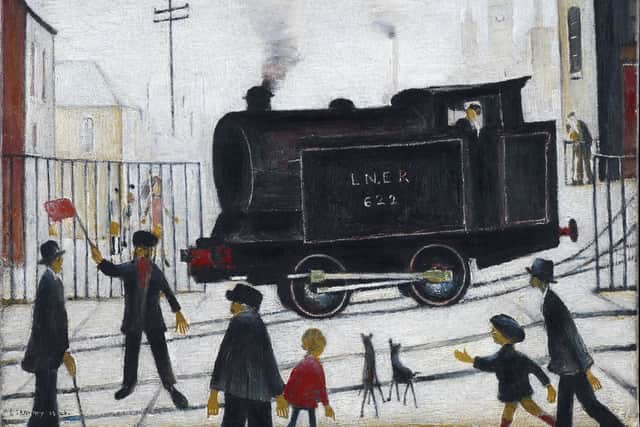 L.S. Lowry, Level Crossing (1946).