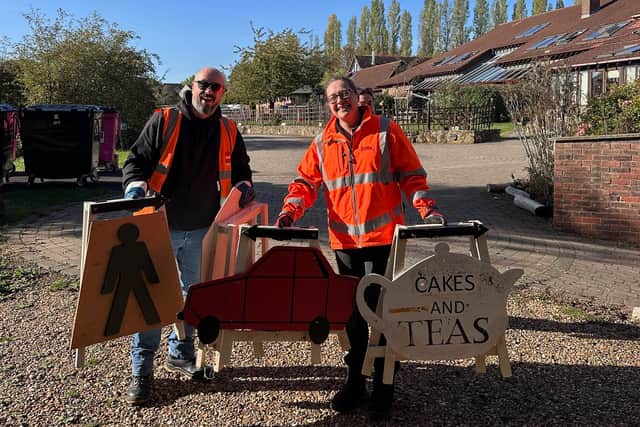 Two of the items found that will be given a new lease of life