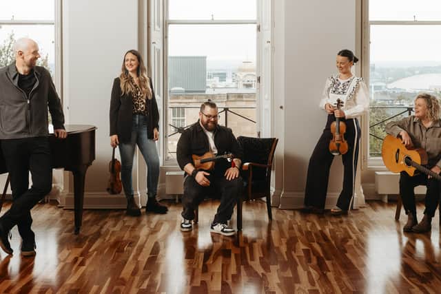 Blazin' Fiddles in rehearsal for current tour