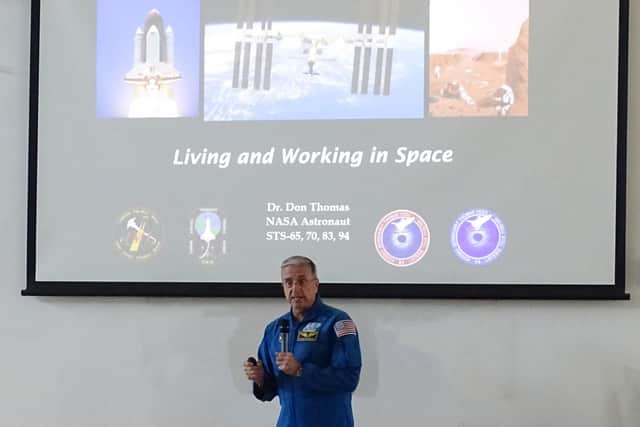 Astronaut Don Thomas