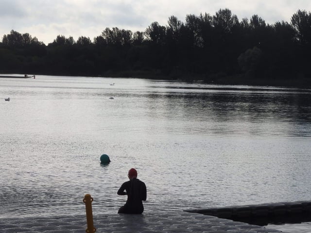 Would you swim at night - on Halloween no less - in MK?