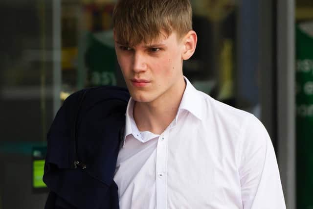Max Coopey drove his father's powerful Audi car while high on cannabis