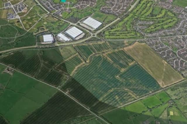 The site of the Salden Chase proposed housing