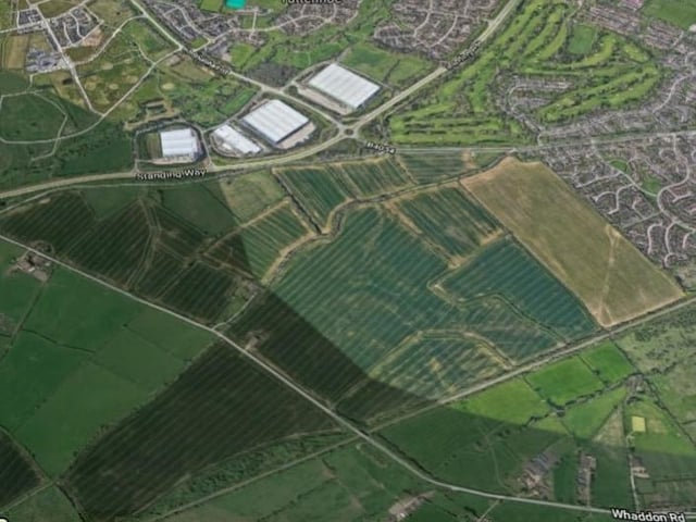 The site of the Salden Chase proposed housing